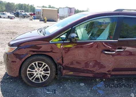 2013 Honda Odyssey Ex-L z USA, uszkodzony, nr VIN 5FNRL5H69DB080653